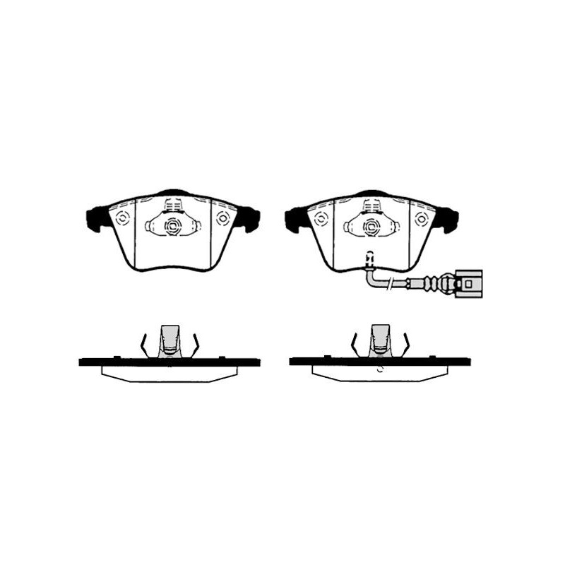 Pastiglie freno asse anteriore - RAICAM