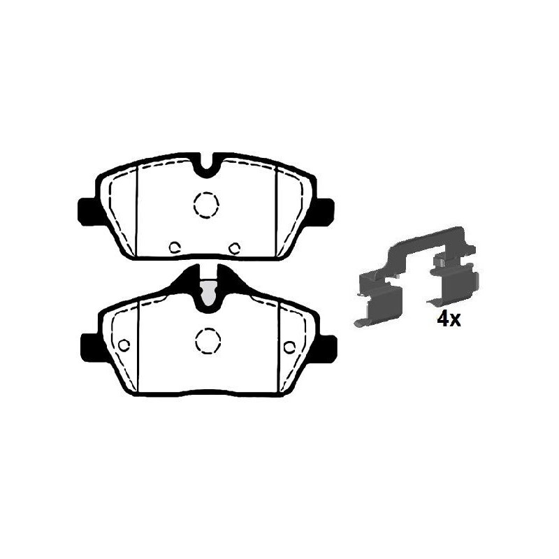 Pastiglie freno asse anteriore - RAICAM
