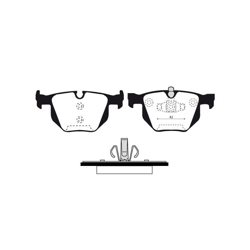 Pastiglie freno asse posteriore - RAICAM