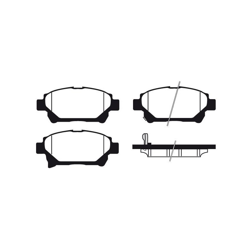 Pastiglie freno asse anteriore - RAICAM