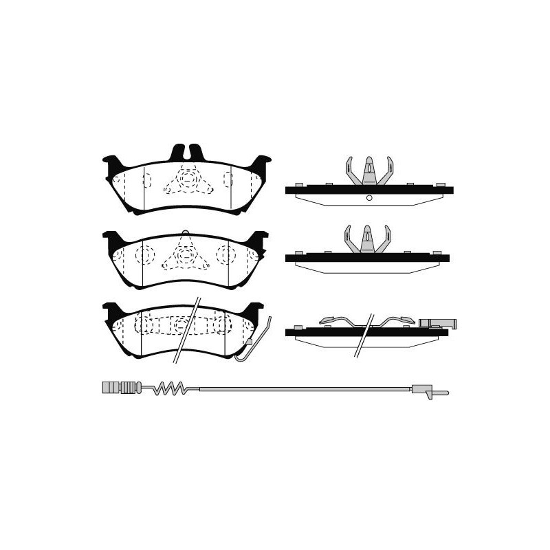 Pastiglie freno asse posteriore - RAICAM