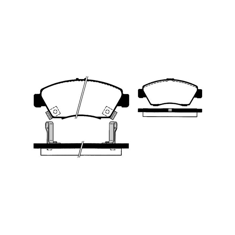 Pastiglie freno asse anteriore - RAICAM