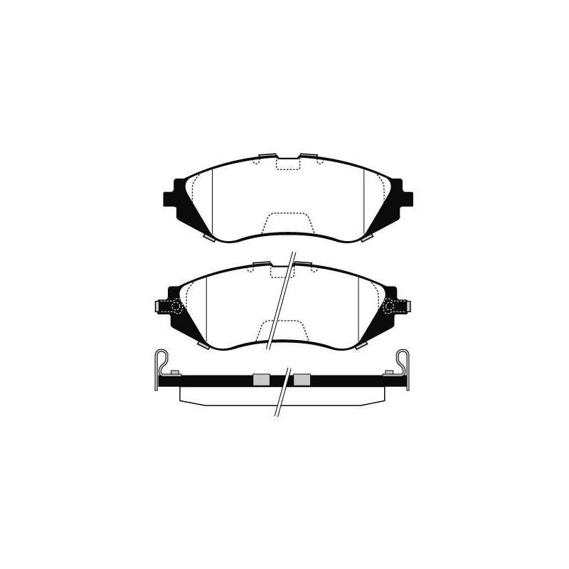 Pastiglie freno asse anteriore - RAICAM