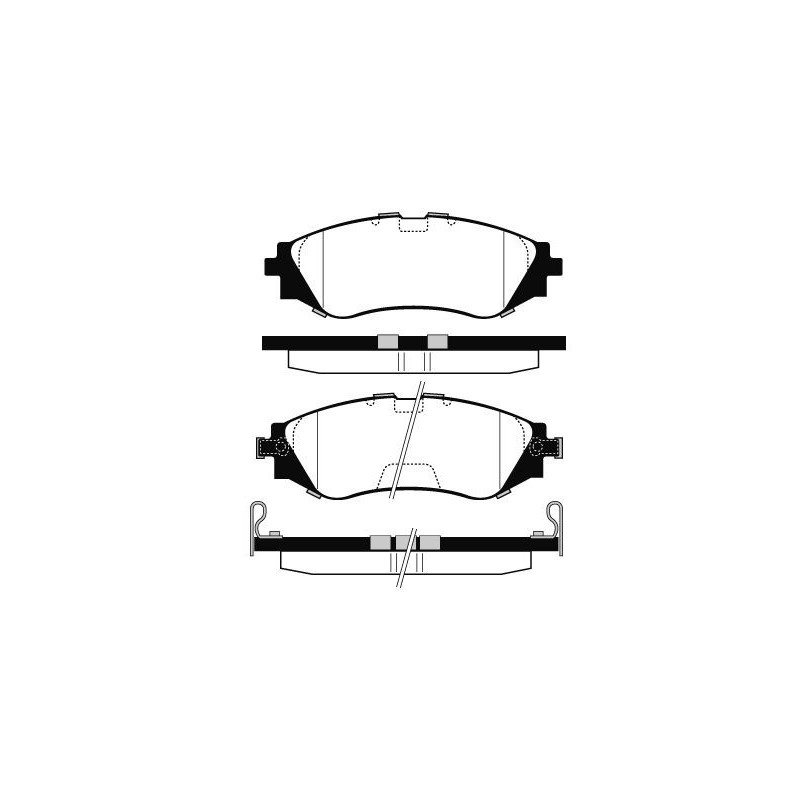 Pastiglie freno asse anteriore - RAICAM