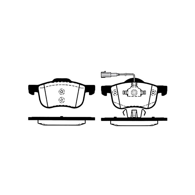 Pastiglie freno asse anteriore - RAICAM