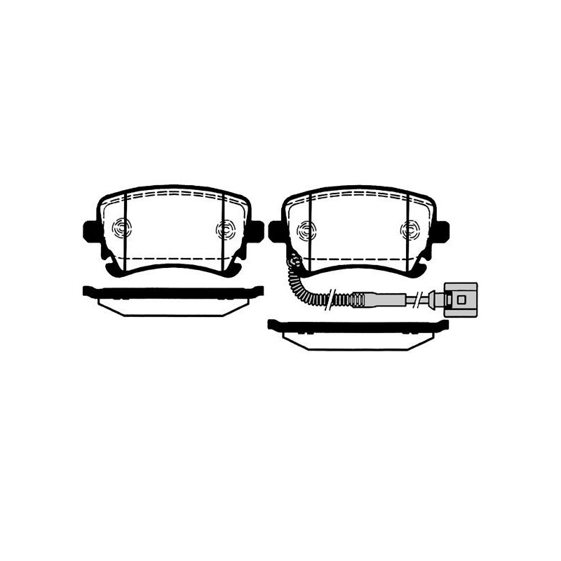 Pastiglie freno asse posteriore - RAICAM