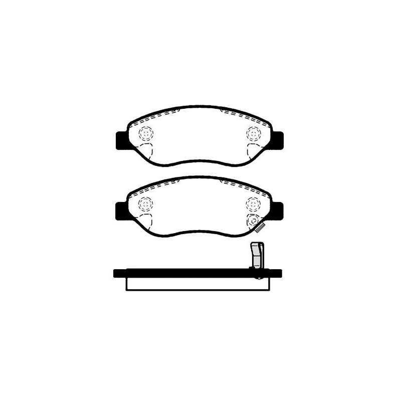 Pastiglie freno asse anteriore - RAICAM
