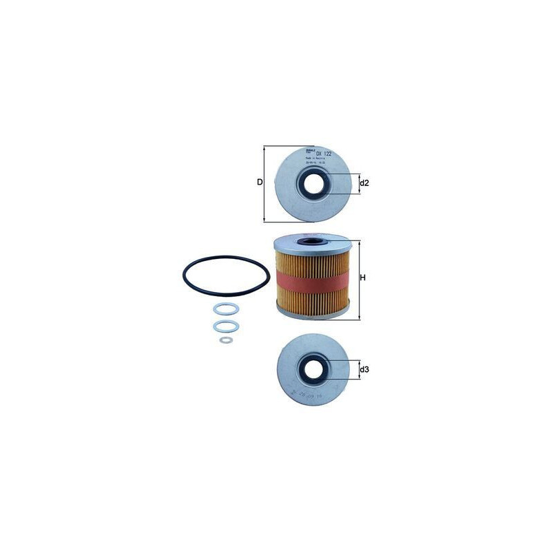 Filtro olio - MAHLE