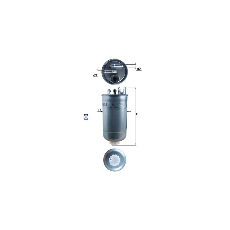 Filtro carburante - MAHLE