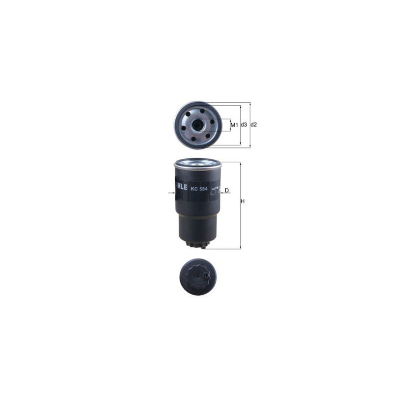 Filtro carburante - MAHLE
