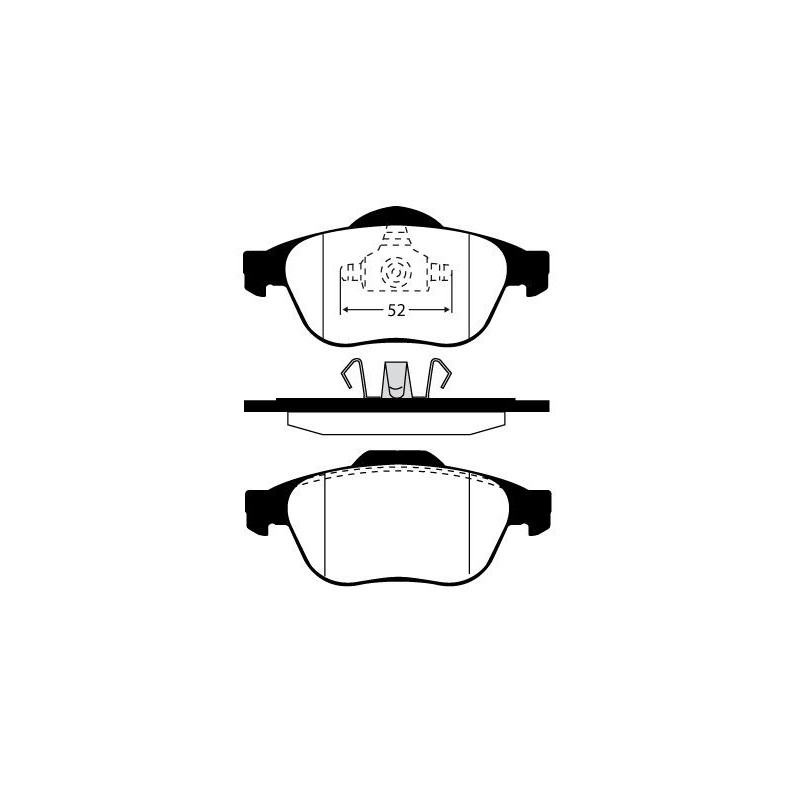 Pastiglie freno asse anteriore - RAICAM