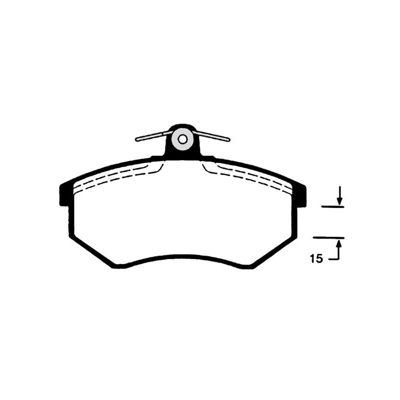 Pastiglie freno asse anteriore - RAICAM