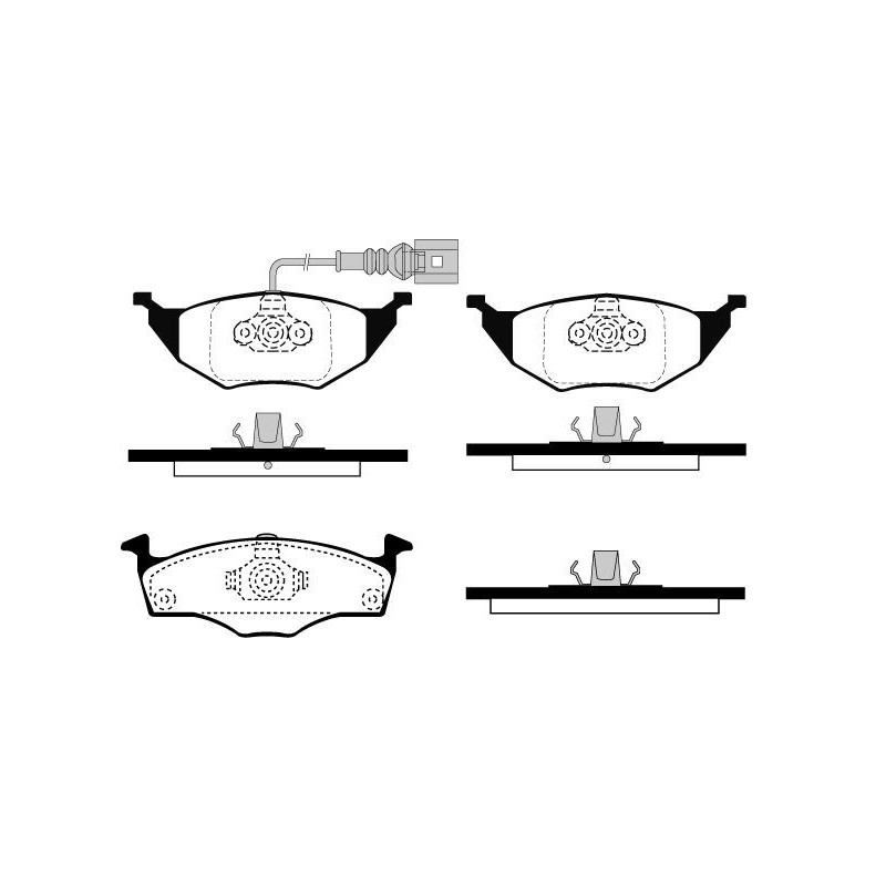 Pastiglie freno asse anteriore - RAICAM