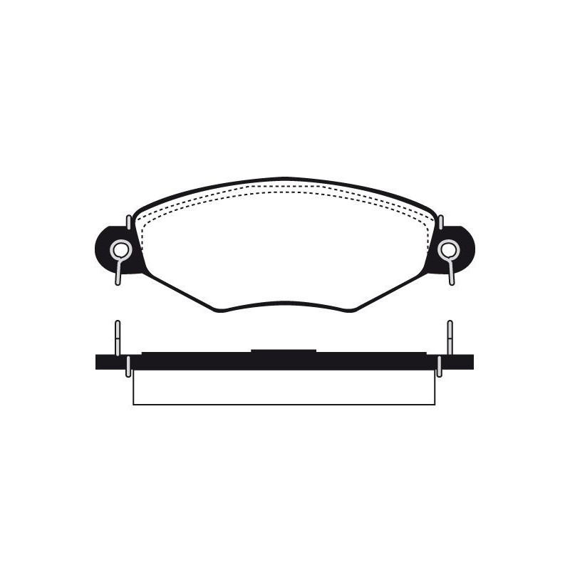 Pastiglie freno asse anteriore - RAICAM