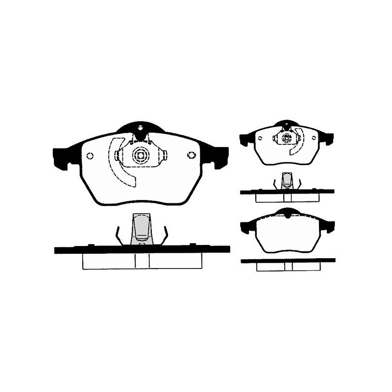 Pastiglie freno asse anteriore - RAICAM