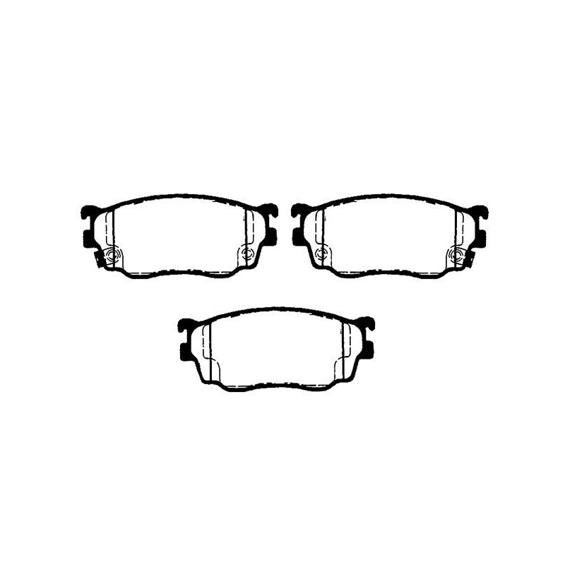 Pastiglie freno asse anteriore - RAICAM