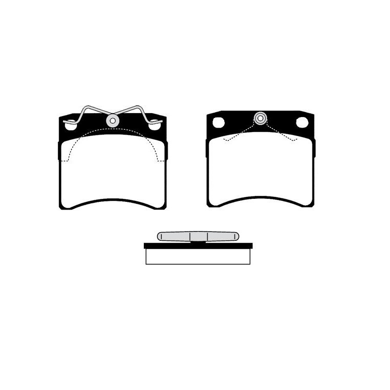 Pastiglie freno asse anteriore - RAICAM