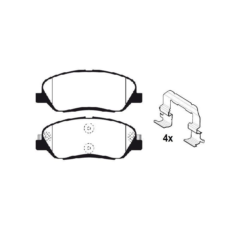 Pastiglie freno asse anteriore - RAICAM