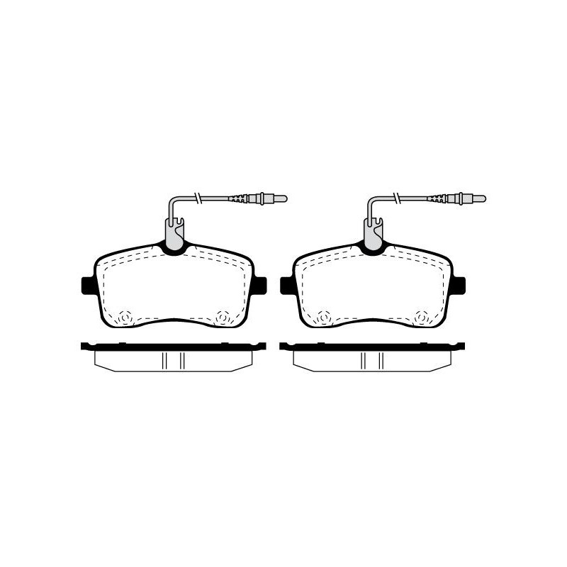 Pastiglie freno asse anteriore - RAICAM
