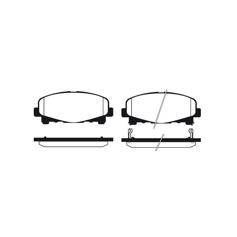 Pastiglie freno asse anteriore - RAICAM