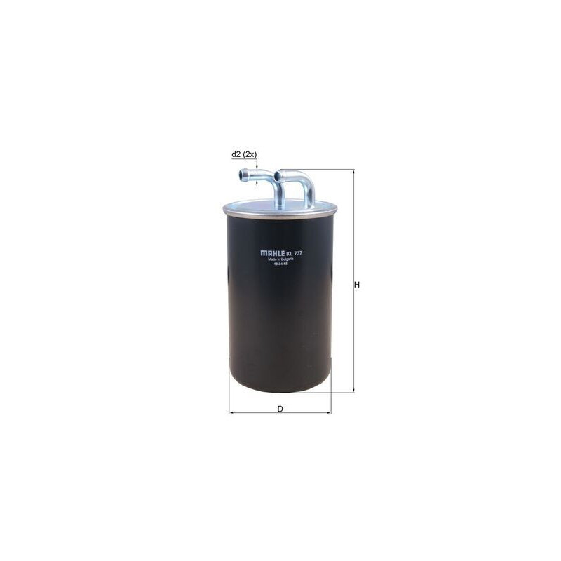 Filtro carburante - MAHLE