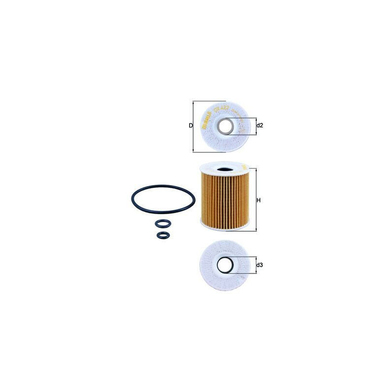Filtro olio - MAHLE
