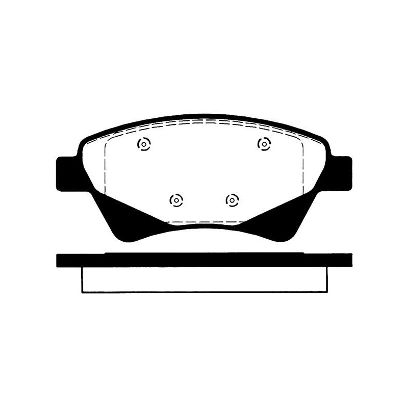 Pastiglie freno asse anteriore - RAICAM
