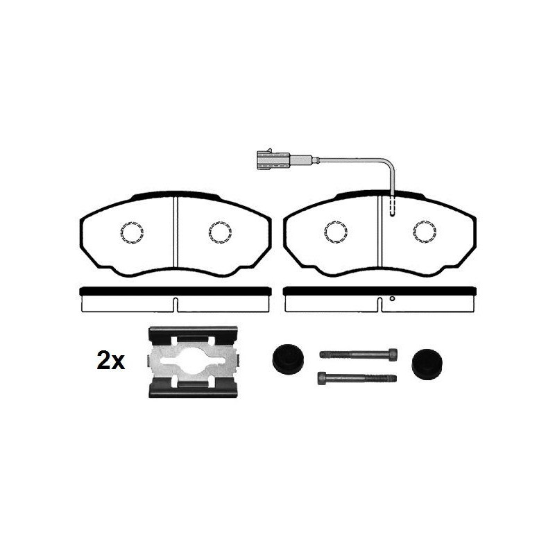 Pastiglie freno asse anteriore - RAICAM