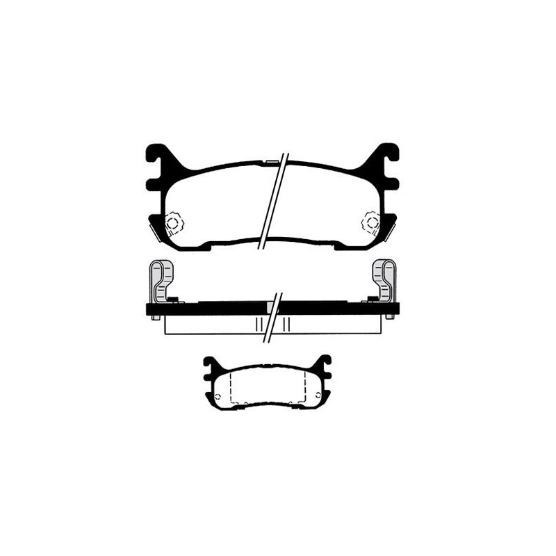 Pastiglie freno asse anteriore - RAICAM