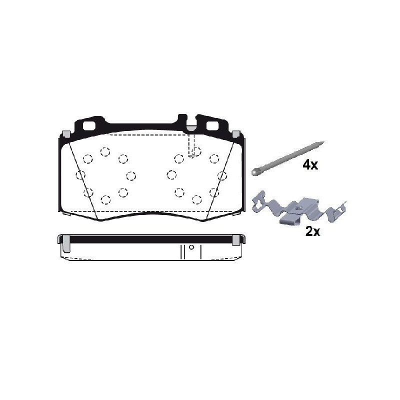 Pastiglie freno asse anteriore - RAICAM