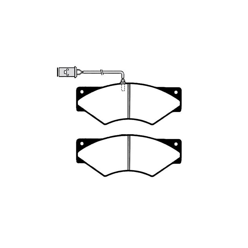 Pastiglie freno asse anteriore - RAICAM