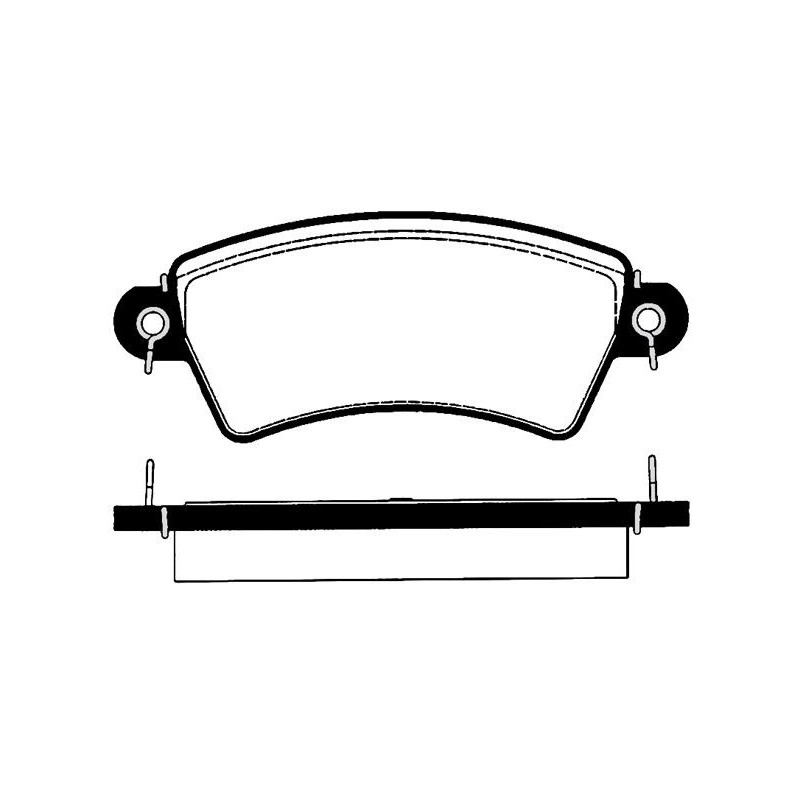 Pastiglie freno asse anteriore - RAICAM