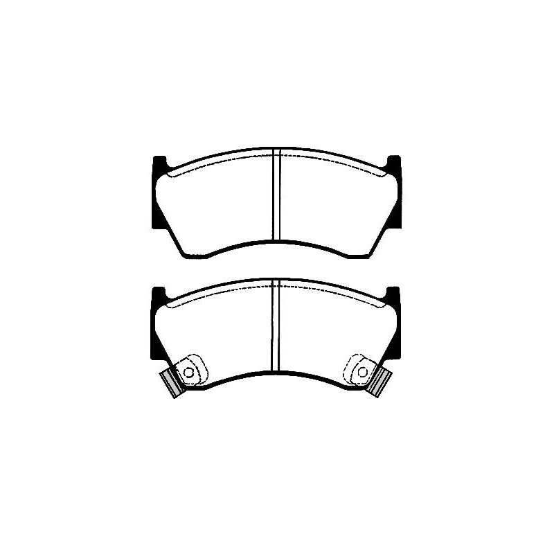 Pastiglie freno asse anteriore - RAICAM
