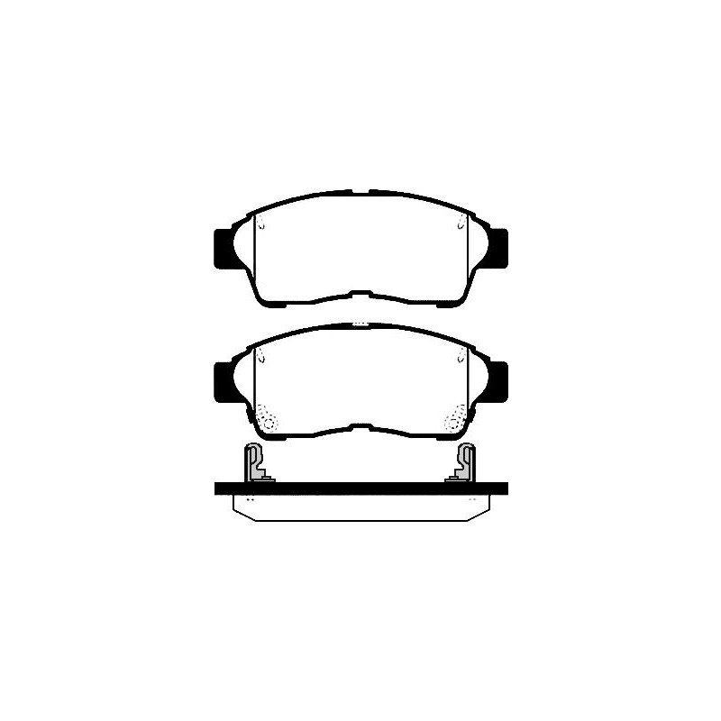 Pastiglie freno asse anteriore - RAICAM