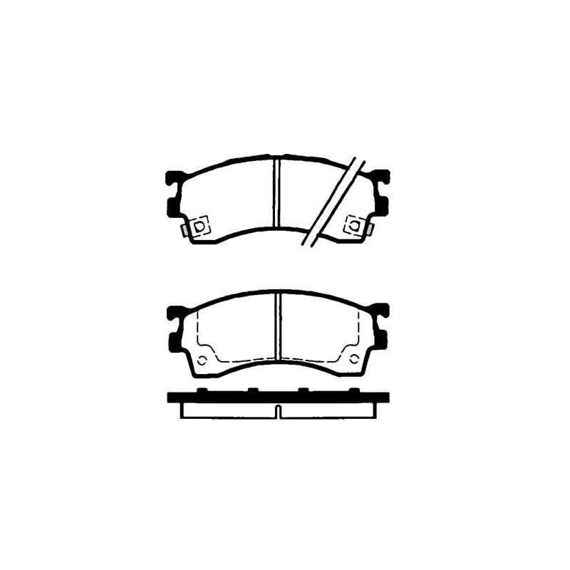 Pastiglie freno asse anteriore - RAICAM