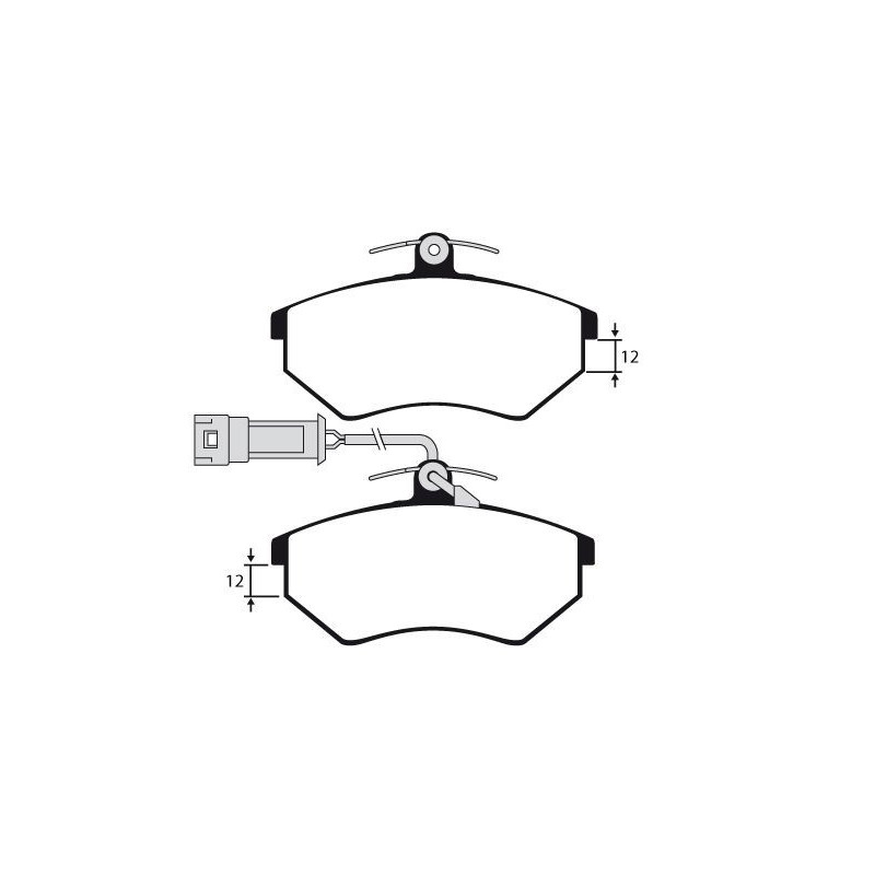 Pastiglie freno asse anteriore - RAICAM