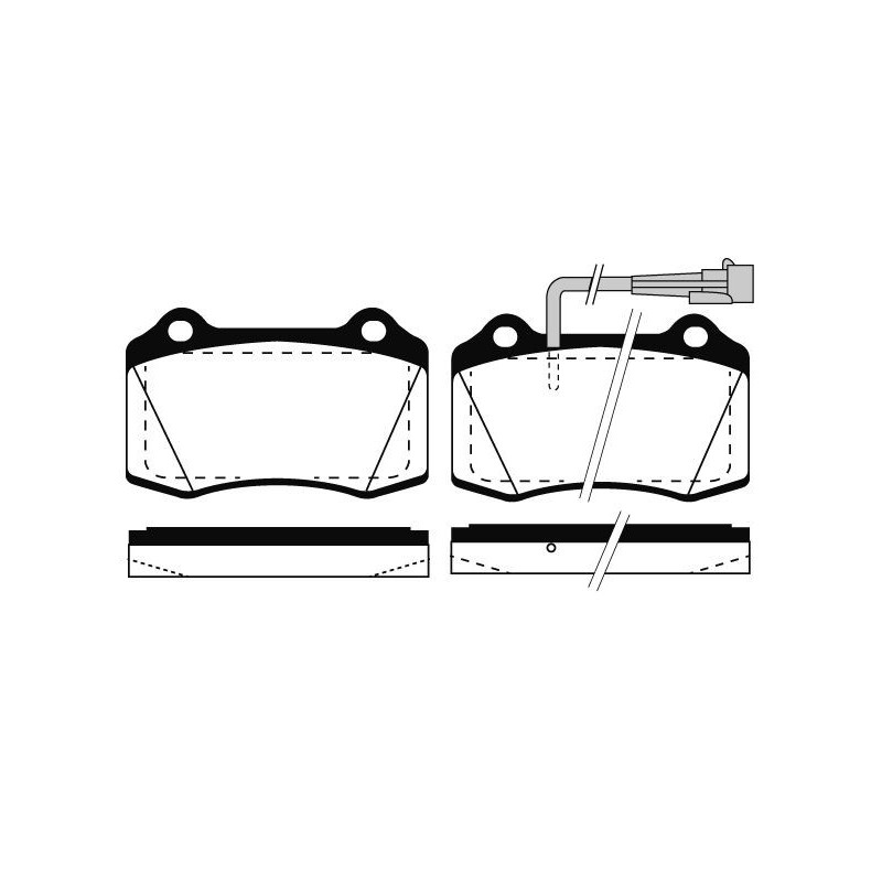 Pastiglie freno asse anteriore - RAICAM