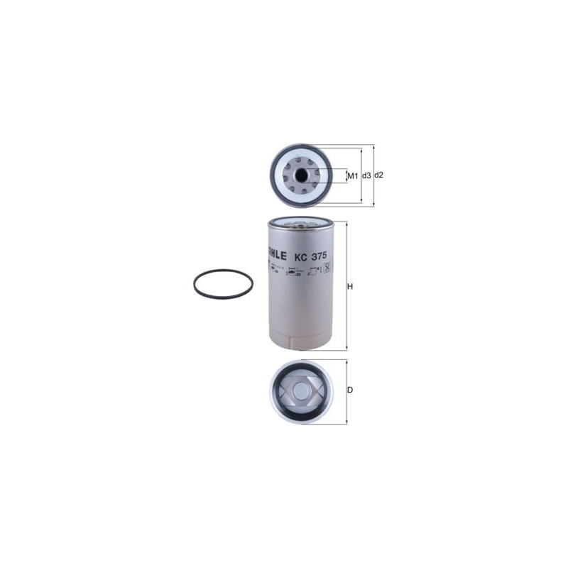 Filtro carburante - MAHLE