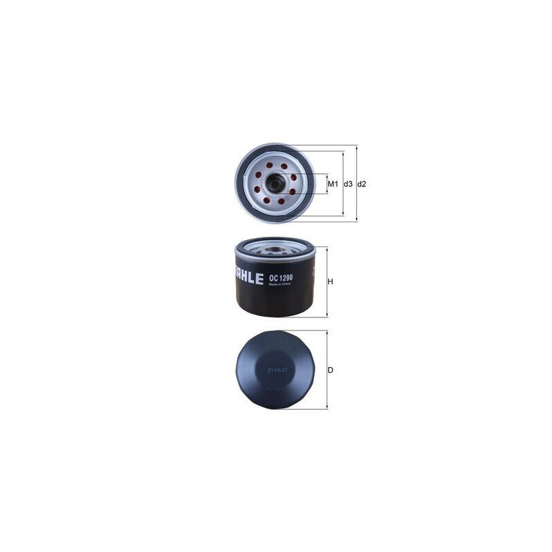 Filtro olio - MAHLE