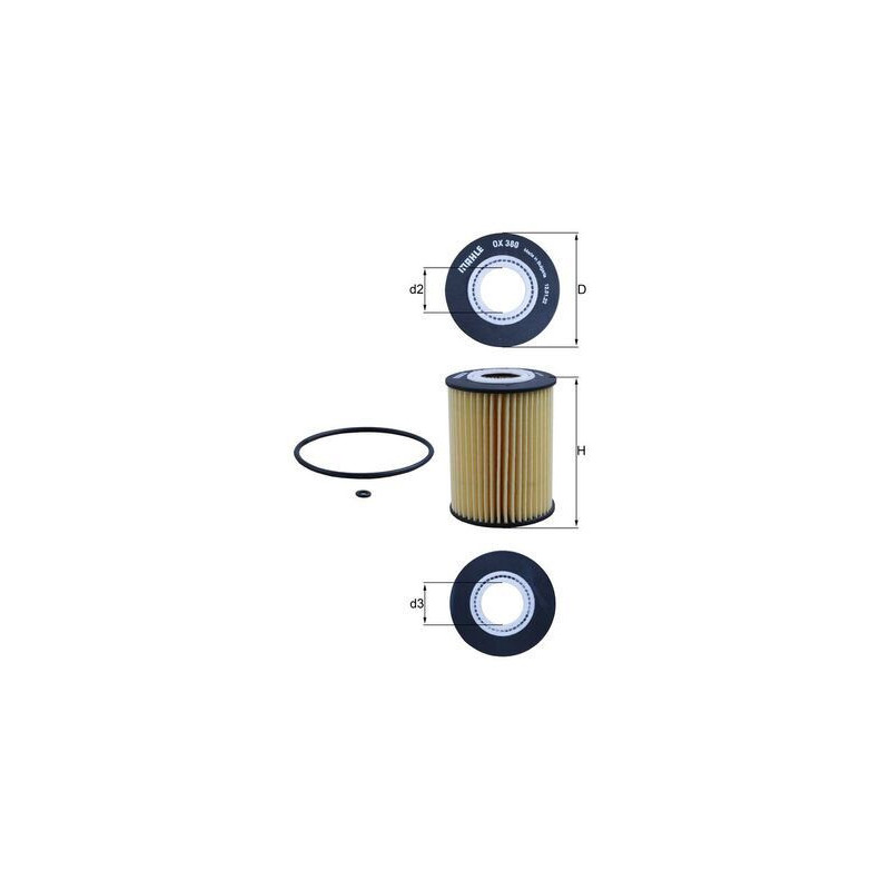 Filtro olio - MAHLE