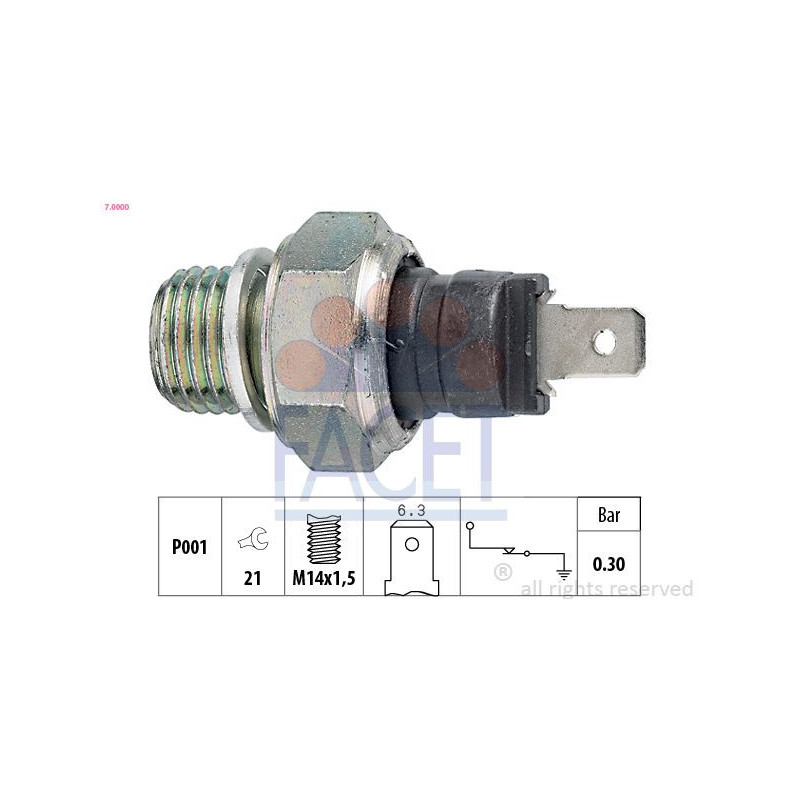 Tirante barra stabilizzatrice asse anteriore - FACET