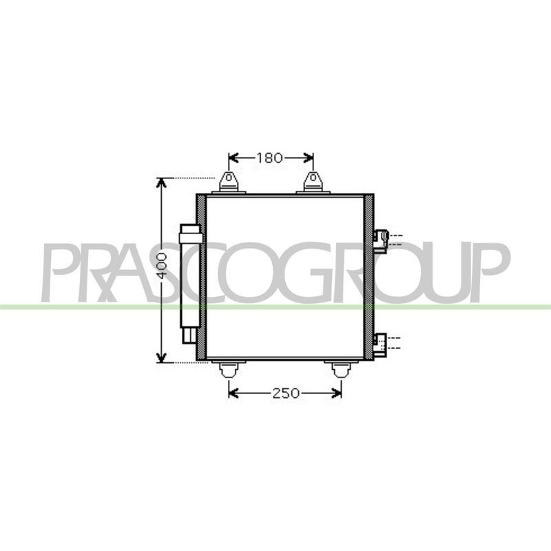 Disco freno asse anteriore - PRASCO