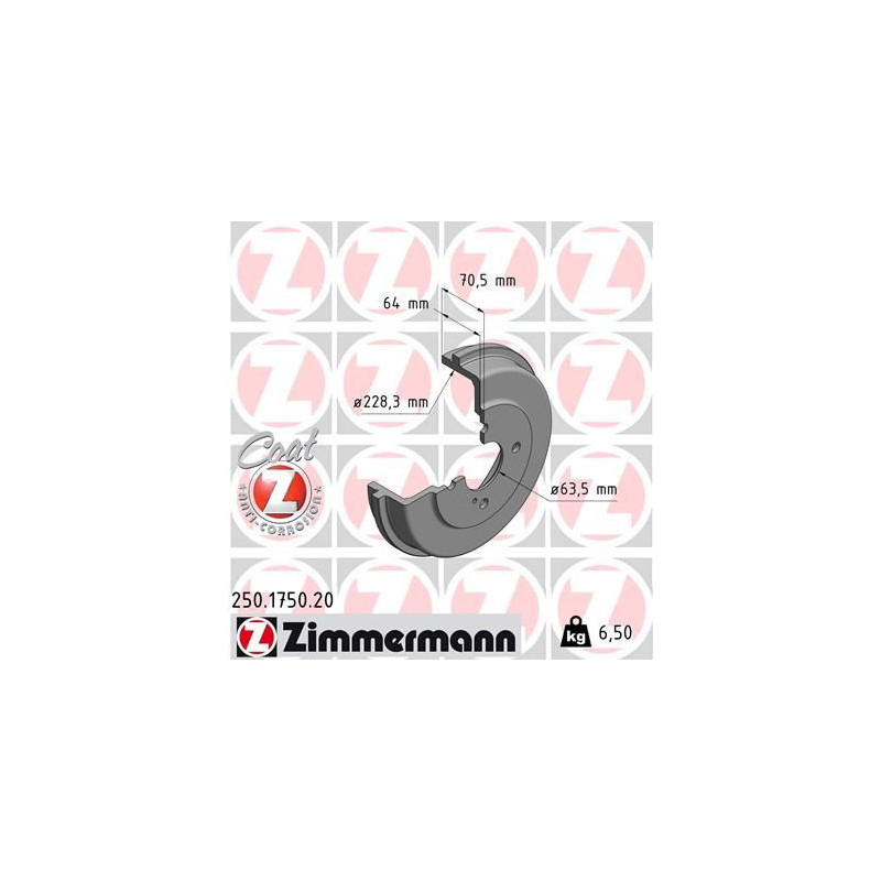 Tamburo freno - ZIMMERMANN