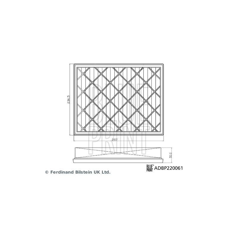 Filtro aria - BLUE PRINT