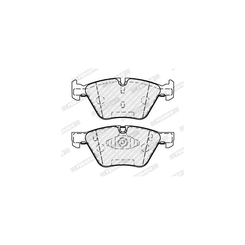 Pastiglie freno asse anteriore - FERODO