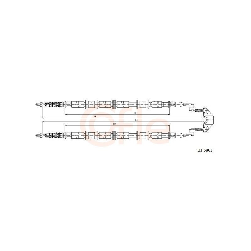 Disco freno asse anteriore - COFLE