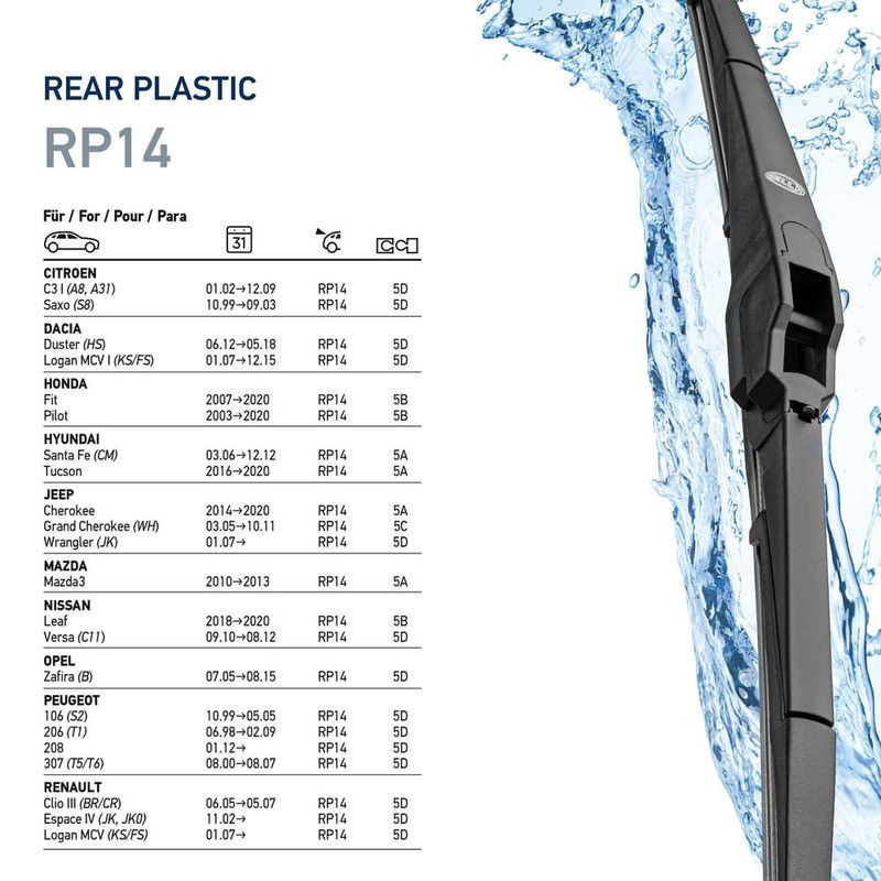 Spazzole tergicristalli - HELLA