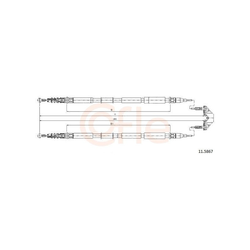 Disco freno asse posteriore - COFLE