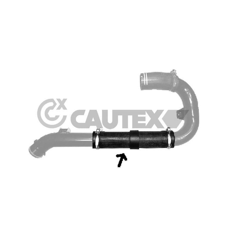 Flessibile aspirazione turbocompressore - CAUTEX GOMMA E PARTI MOTORE
