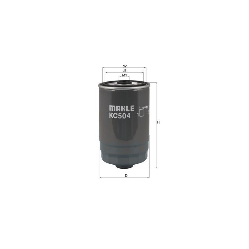 Filtro carburante - MAHLE
